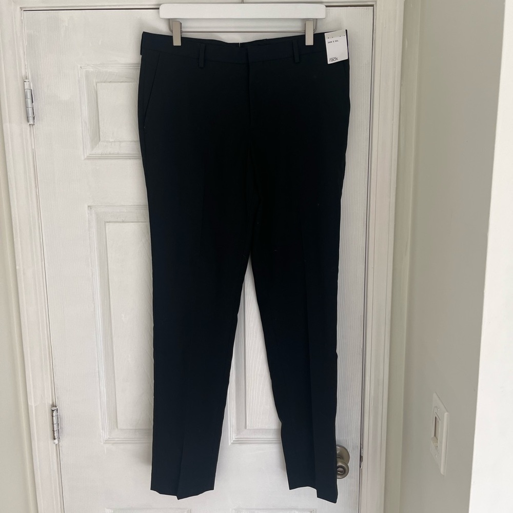 NWT Nordstrom Rack Mens 34x32 black Tuxedo Pant separate